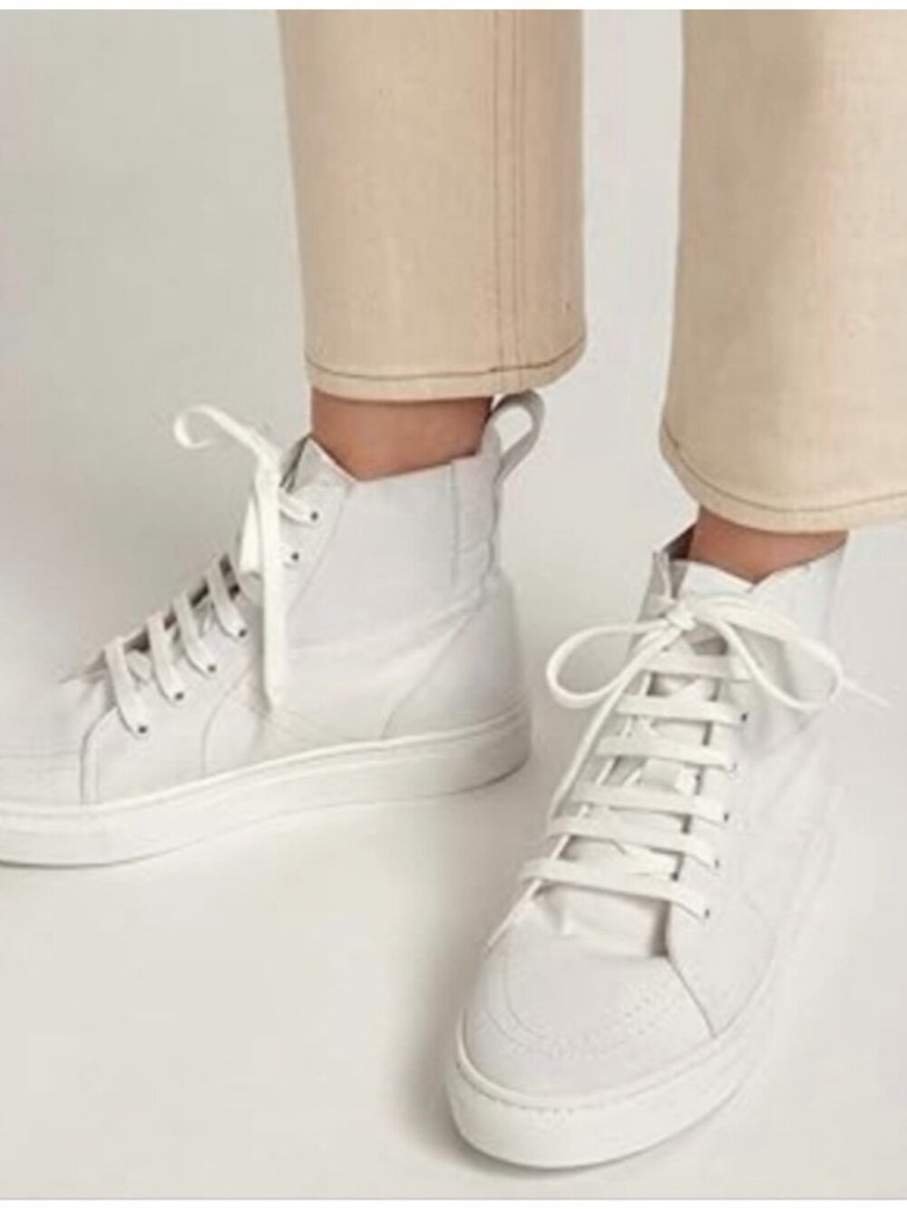 Thakoon High-Top Pull-on Lace Up Sneakers Size 8